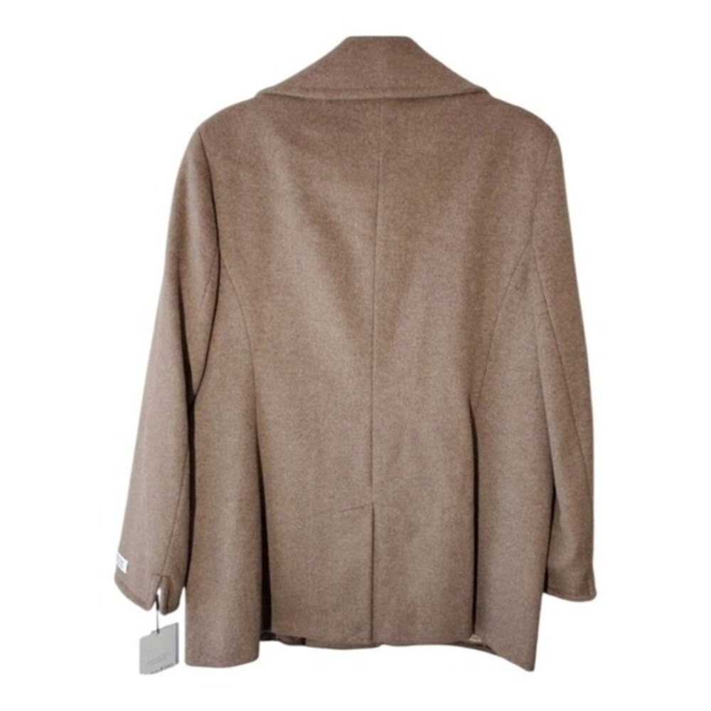 Calvin‎ Klein Womens XL Taupe Wool Blend Cashmere Blend Peacoat Jacket Coat New - Picture 2 of 11